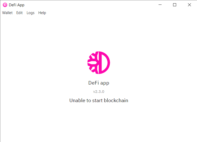 Unable to start blockchain.png