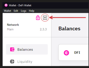 remove existing wallet from DeFi app